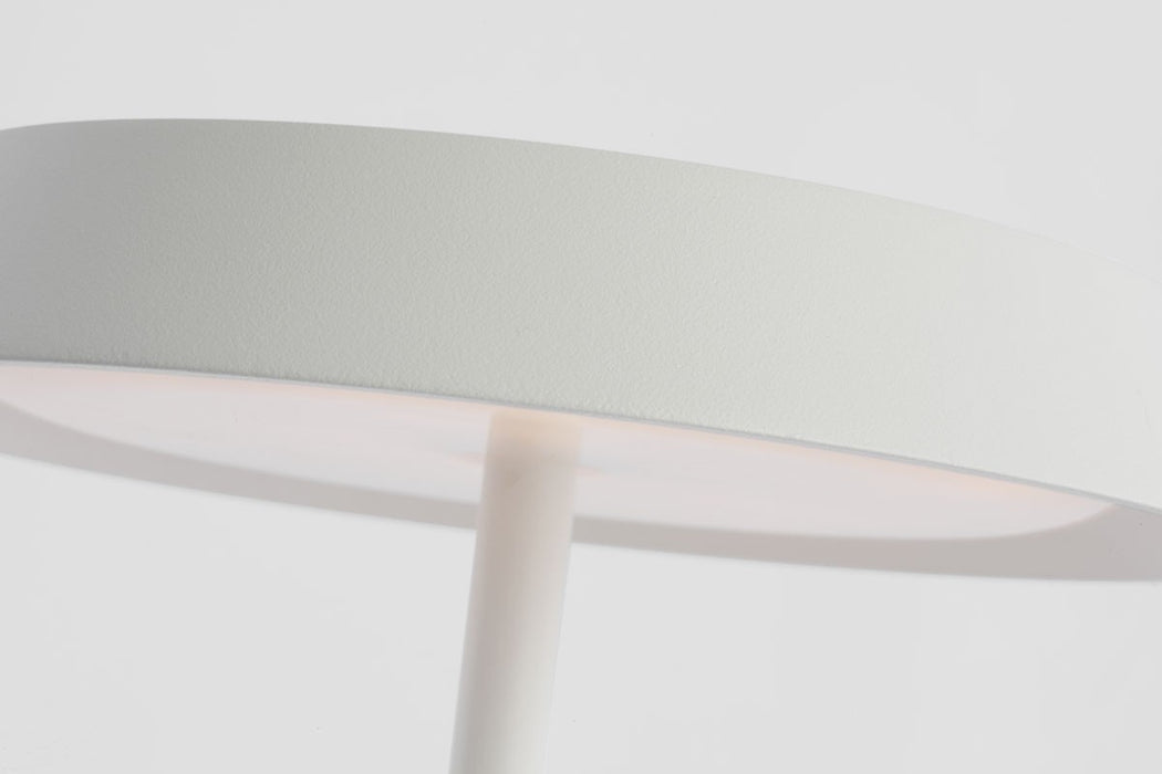 Visual Comfort Modern SLTB53227W LED Table Lamp, Matte White