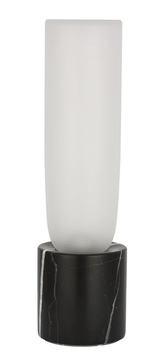 Visual Comfort Modern KWTB50027CEB LED Table Lamp, Black Marble