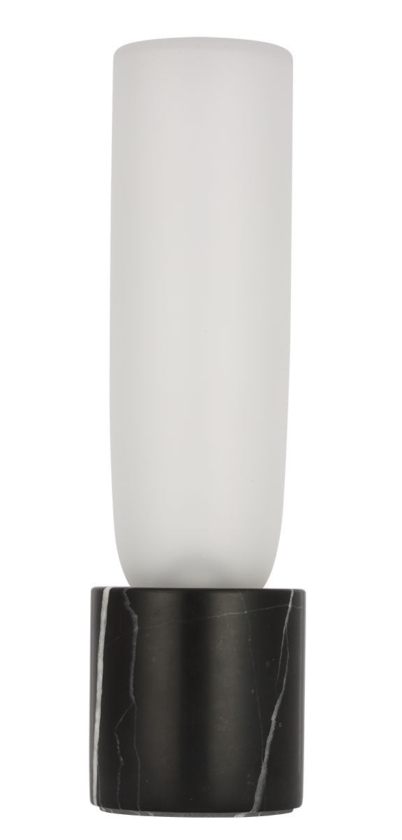 Visual Comfort Modern KWTB50027CEB LED Table Lamp, Black Marble
