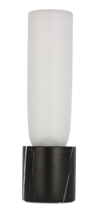 Visual Comfort Modern KWTB50027CEB LED Table Lamp, Black Marble