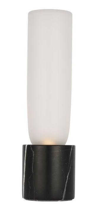 Visual Comfort Modern KWTB50027CEB LED Table Lamp, Black Marble