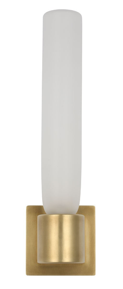 Visual Comfort Modern KWWS57927CEHAB LED Wall Sconce, Hand Rubbed Antique Brass