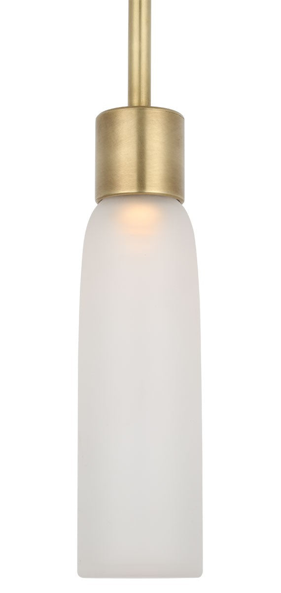 Visual Comfort Modern KWPD49527CEHAB LED Pendant, Hand Rubbed Antique Brass