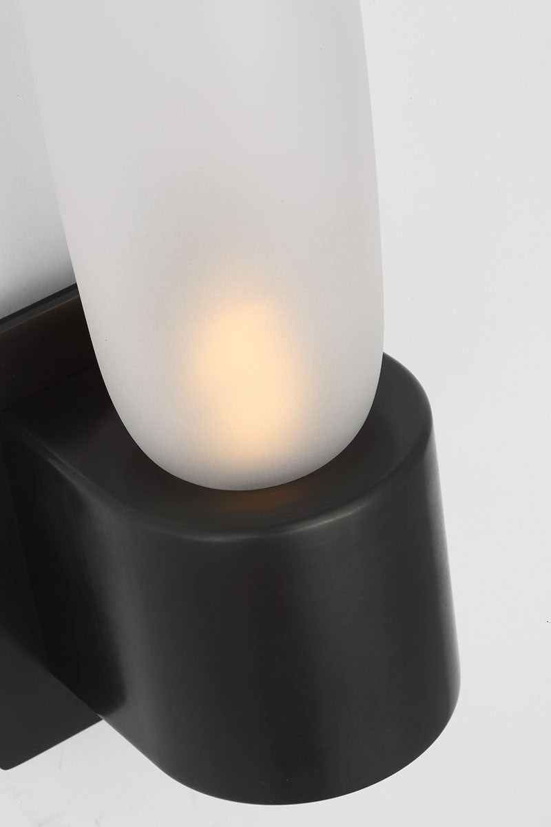 Visual Comfort Modern KWWS49727CEBZ LED Wall Sconce, Bronze