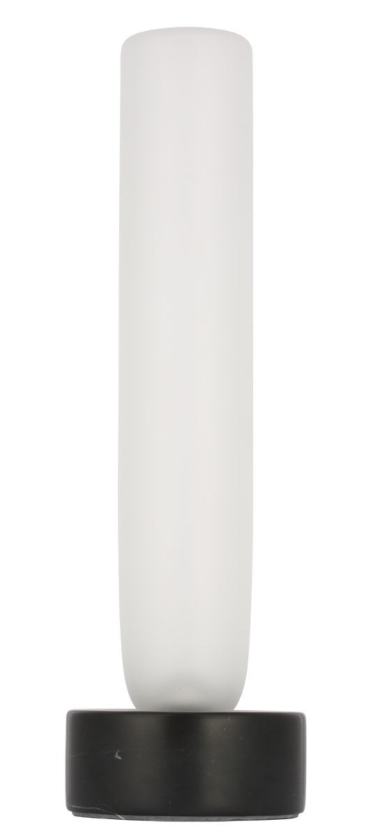 Visual Comfort Modern KWTB50127CEB LED Table Lamp, Black Marble