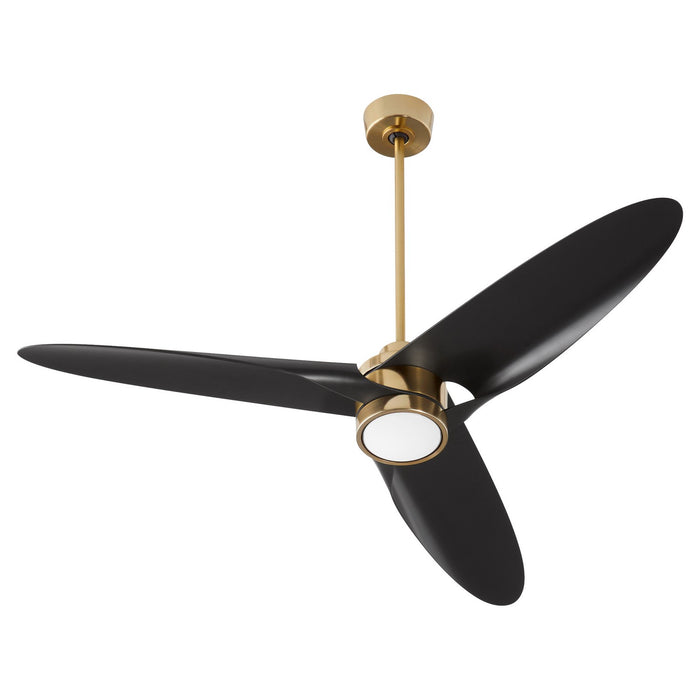 Oxygen 3-127-40 60" Ceiling Fan, Aged Brass