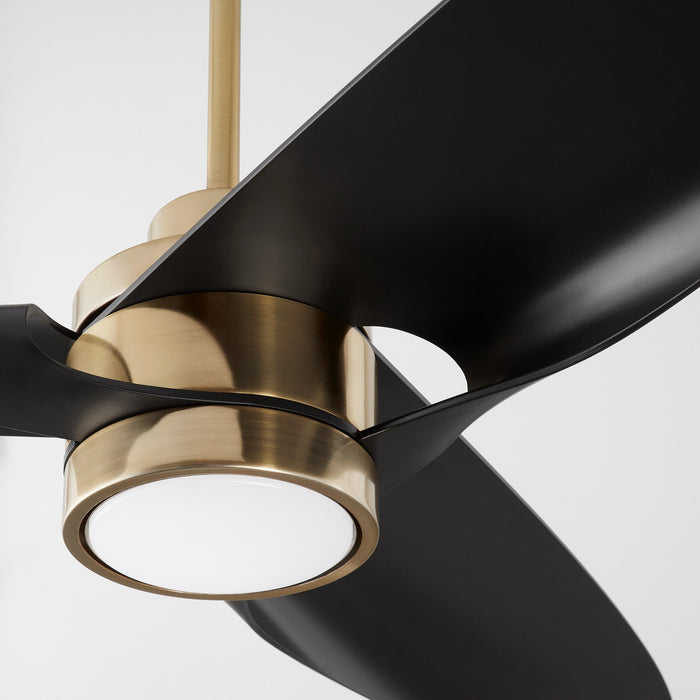 Oxygen 3-127-40 60" Ceiling Fan, Aged Brass
