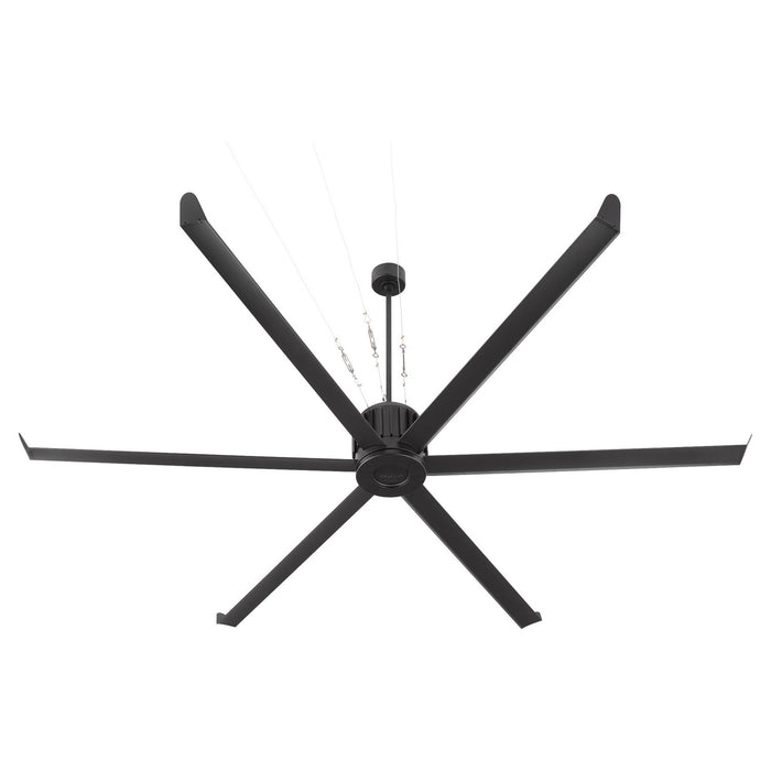 Oxygen 3-130-15 100" Ceiling Fan, Black