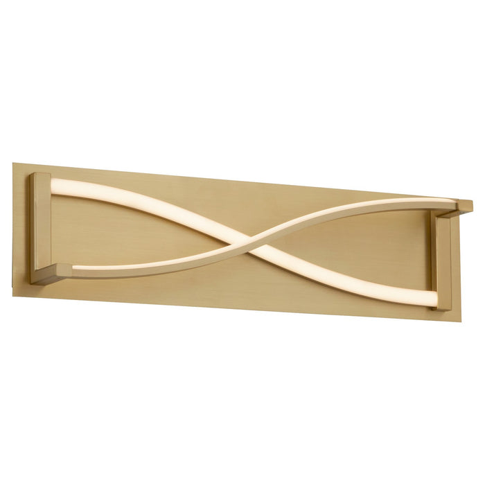 Oxygen 3-5006-40 LED Vanity, Aged Brass