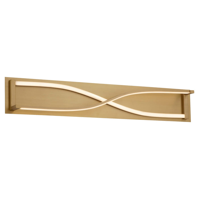 Oxygen 3-5007-40 LED Vanity, Aged Brass
