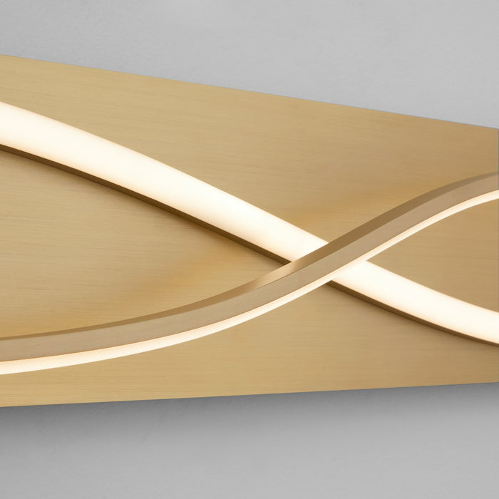 Oxygen 3-5007-40 LED Vanity, Aged Brass