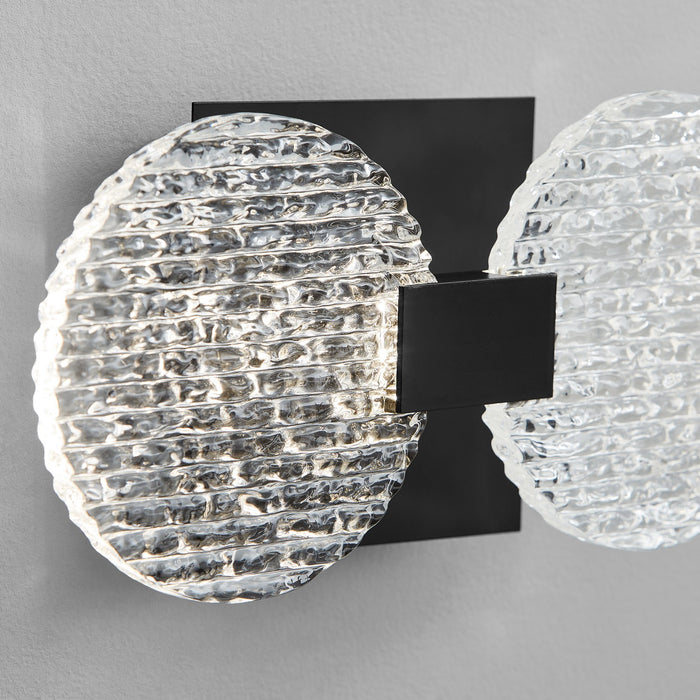 Oxygen 3-5050-15 LED Wall Sconce, Black