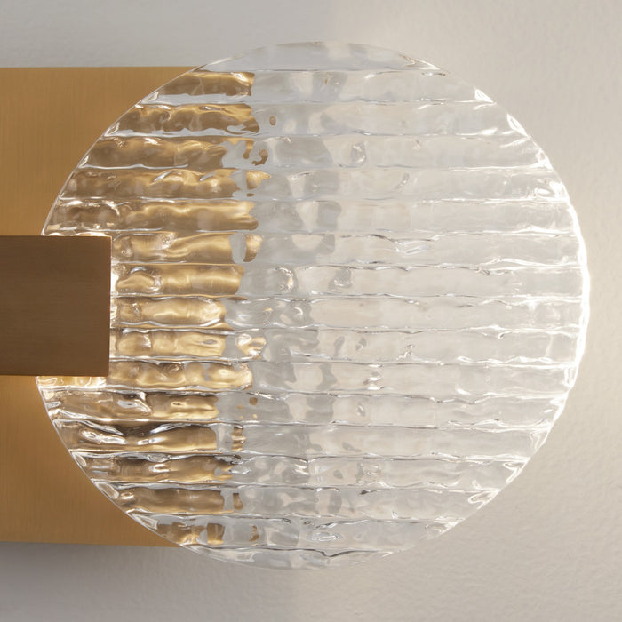 Oxygen 3-5050-40 LED Wall Sconce, Aged Brass