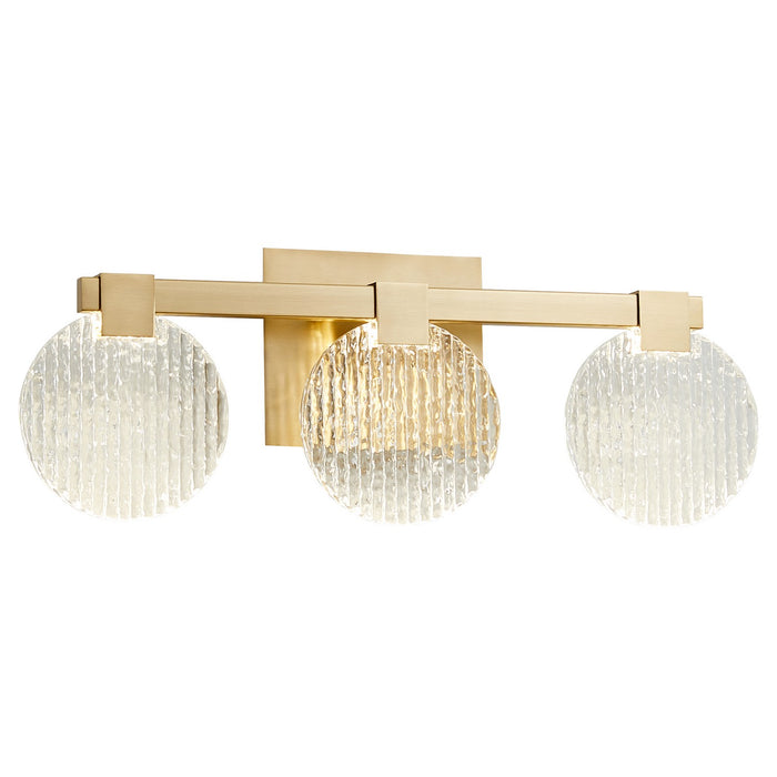 Oxygen 3-5052-40 LED Vanity, Aged Brass