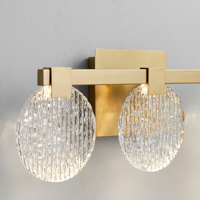 Oxygen 3-5052-40 LED Vanity, Aged Brass