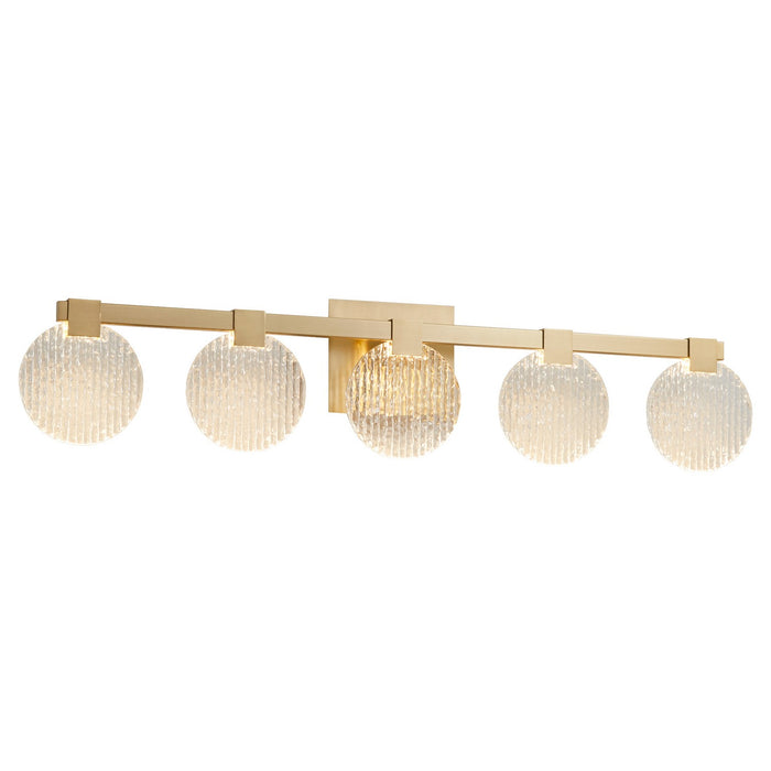 Oxygen 3-5054-40 LED Vanity, Aged Brass
