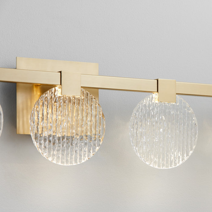 Oxygen 3-5054-40 LED Vanity, Aged Brass