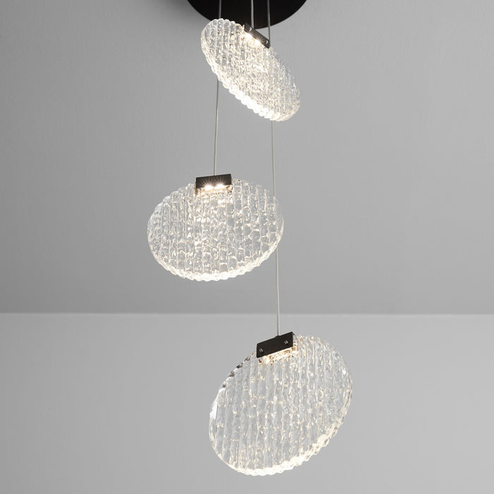 Oxygen 3-6050-15 LED Pendant, Black