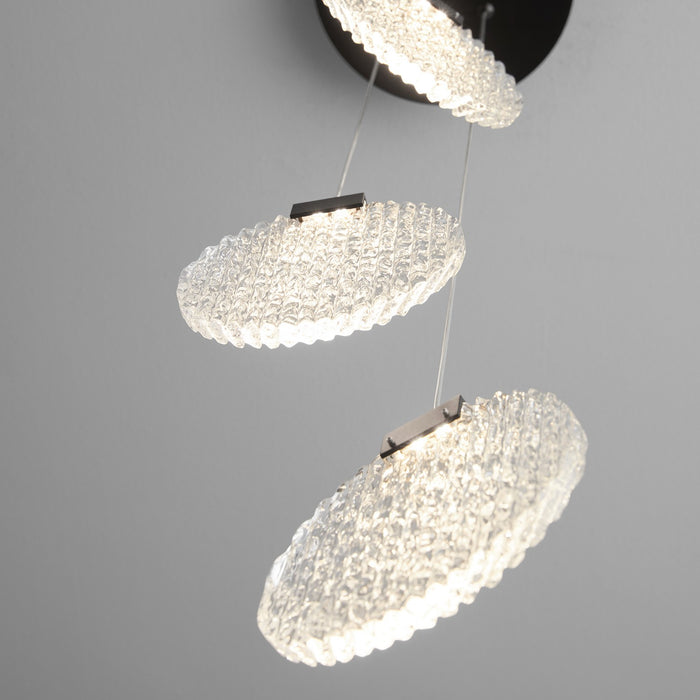 Oxygen 3-6050-15 LED Pendant, Black