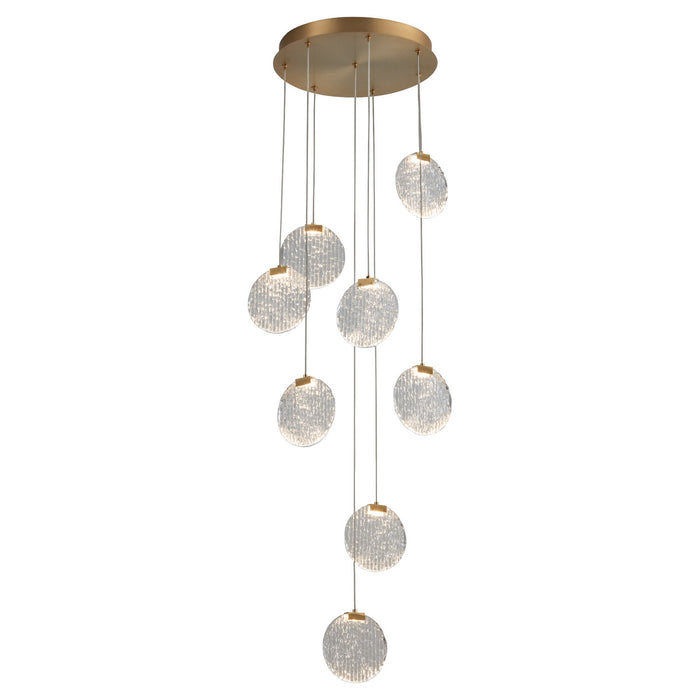Oxygen 3-6051-40 LED Pendant, Aged Brass