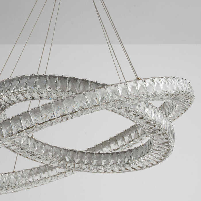 Oxygen 3-876-40 LED Pendant, Aged Brass