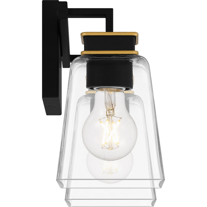 Quoizel ALY8615MBK Two Light Bath, Matte Black