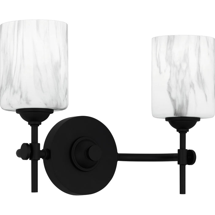 Quoizel ARI8615MBK Two Light Bath, Matte Black