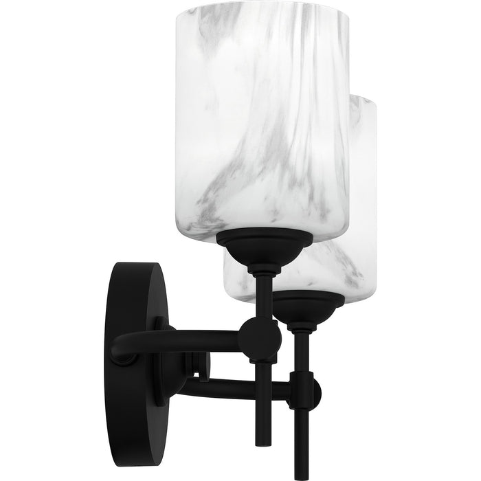 Quoizel ARI8615MBK Two Light Bath, Matte Black