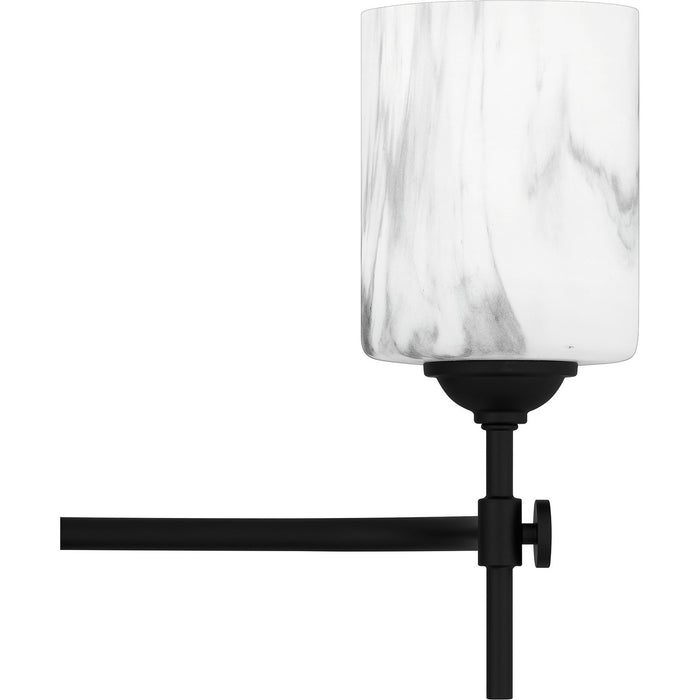 Quoizel ARI8622MBK Three Light Bath, Matte Black