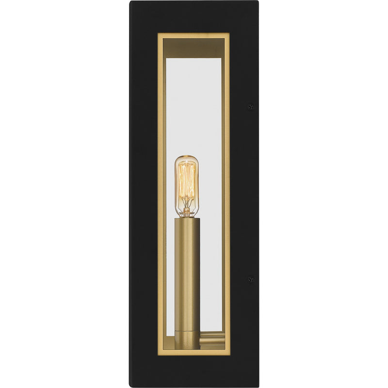 Quoizel BBN8406MBK Two Light Outdoor Wall Mount, Matte Black