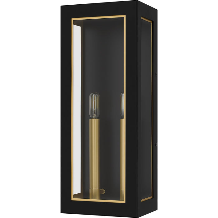 Quoizel BBN8407MBK Two Light Outdoor Wall Mount, Matte Black