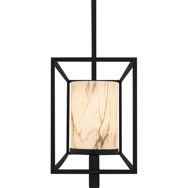 Quoizel BET542MBK Five Light Linear Chandelier, Matte Black