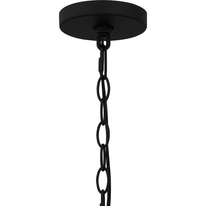 Quoizel BLV1909MBK Three Light Outdoor Hanging Lantern, Matte Black