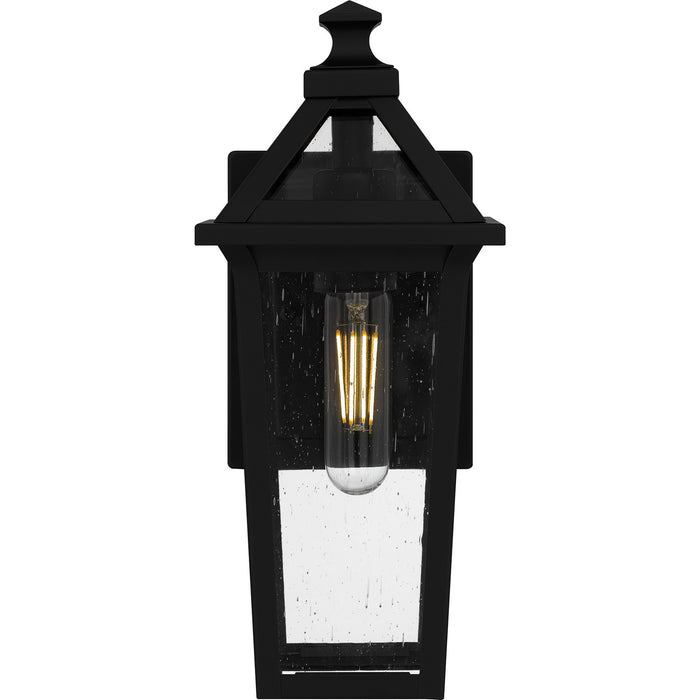 Quoizel BLV8406MBK One Light Outdoor Wall Mount, Matte Black