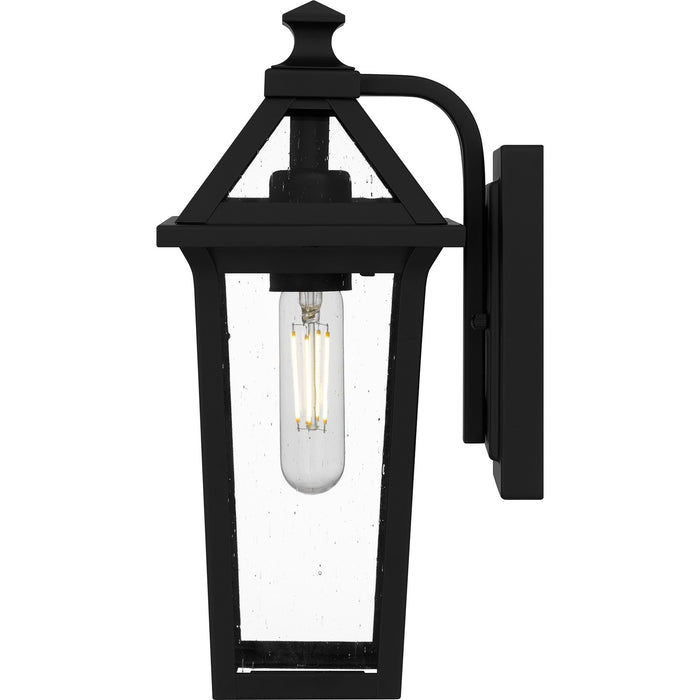 Quoizel BLV8406MBK One Light Outdoor Wall Mount, Matte Black