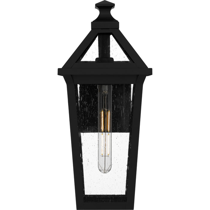 Quoizel BLV8408MBK One Light Outdoor Wall Mount, Matte Black