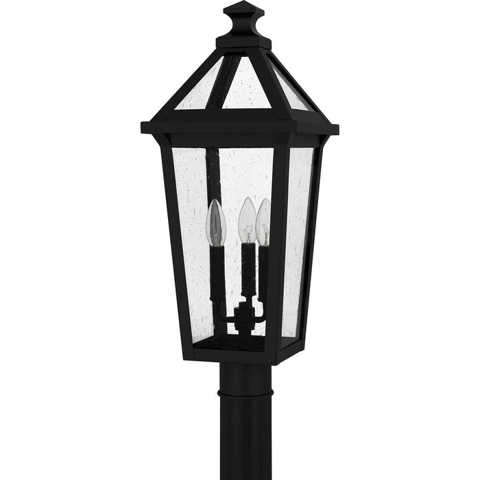 Quoizel BLV9009MBK Three Light Outdoor Post Mount, Matte Black