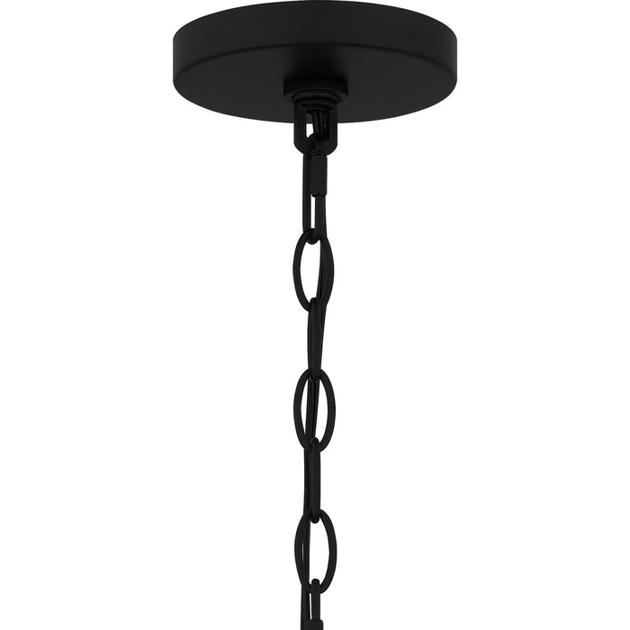 Quoizel BYL5025MBK Five Light Chandelier, Matte Black