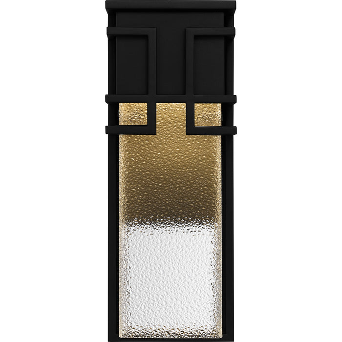 Quoizel DAY8406EK LED Outdoor Wall Mount, Earth Black