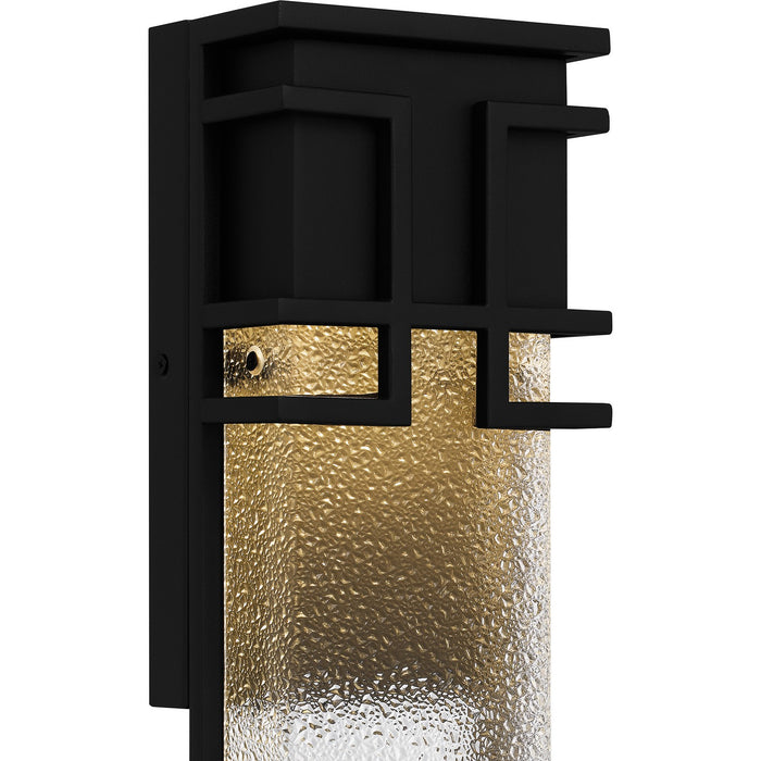 Quoizel DAY8406EK LED Outdoor Wall Mount, Earth Black