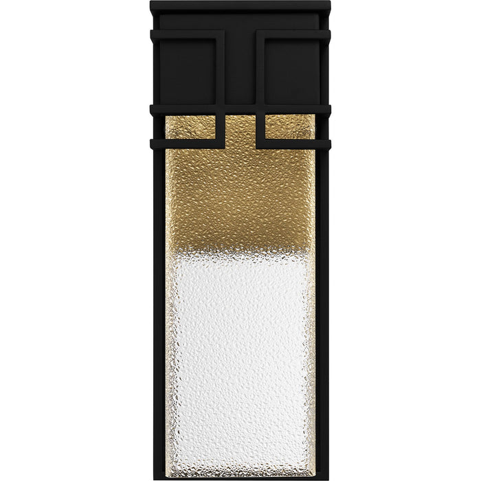 Quoizel DAY8407EK LED Outdoor Wall Mount, Earth Black