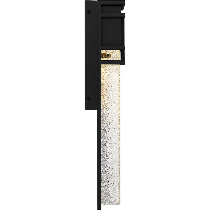 Quoizel DAY8407EK LED Outdoor Wall Mount, Earth Black