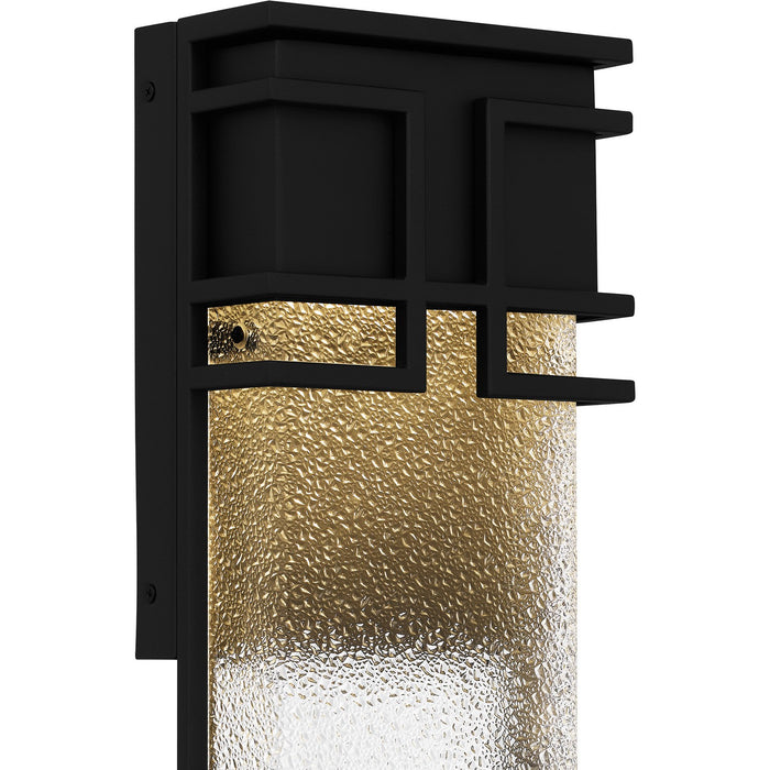 Quoizel DAY8407EK LED Outdoor Wall Mount, Earth Black