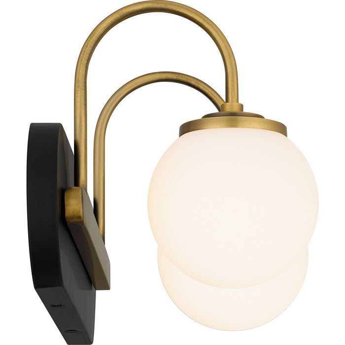 Quoizel DES8618MBK Two Light Bath, Matte Black