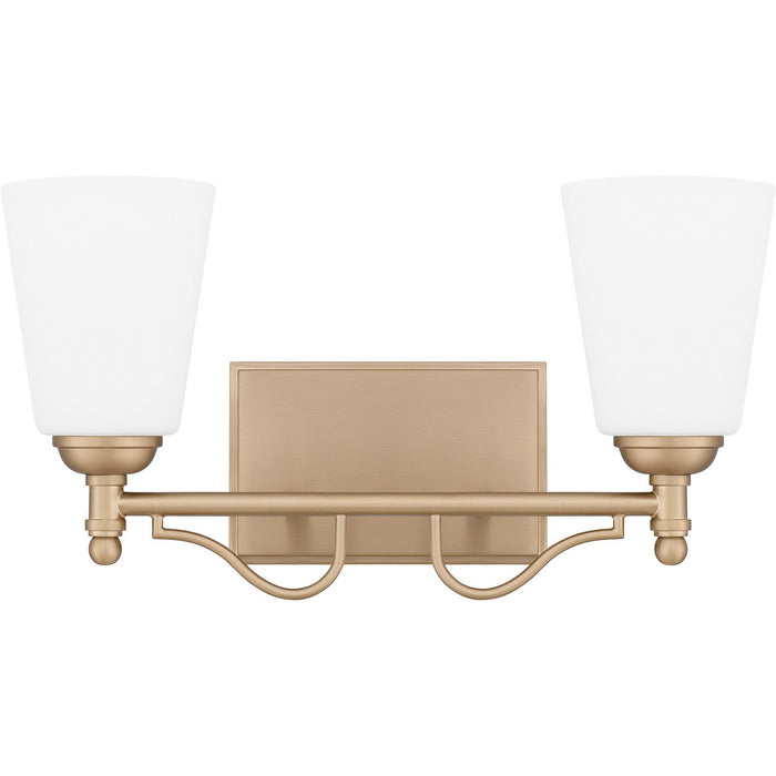 Quoizel ESR8616BGD Two Light Bath, Bronze Gold