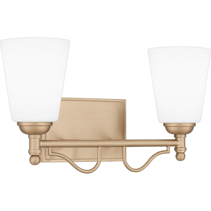 Quoizel ESR8616BGD Two Light Bath, Bronze Gold