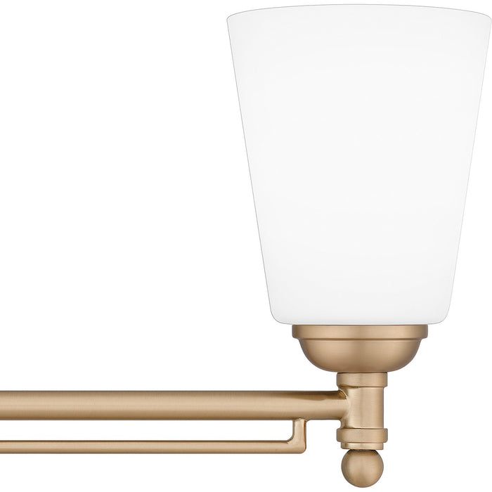 Quoizel ESR8632BGD Four Light Bath, Bronze Gold