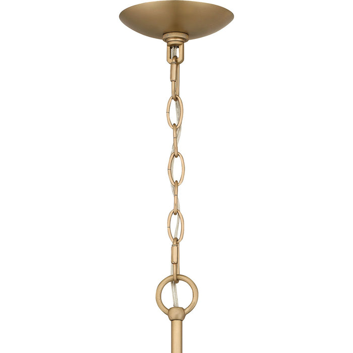 Quoizel HEI5040BGD Eight Light Chandelier, Bronze Gold