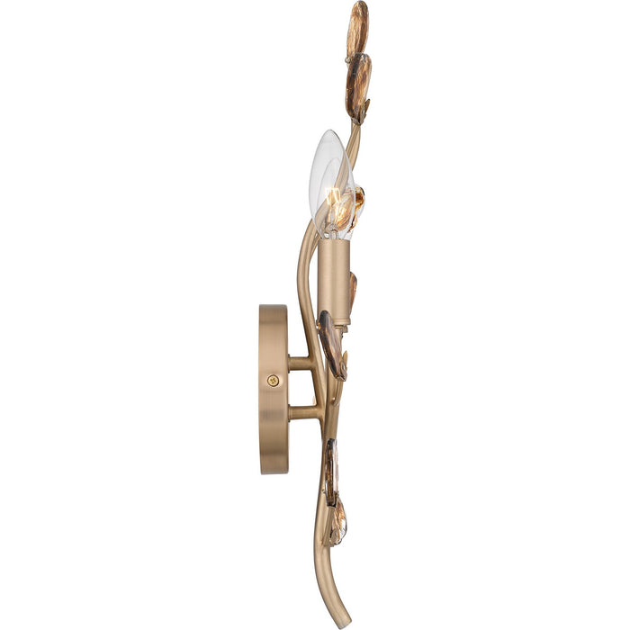Quoizel HEI8709BGD Two Light Wall Sconce, Bronze Gold
