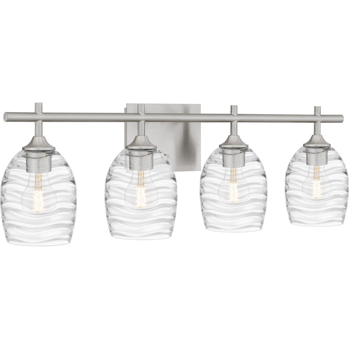 Quoizel LCY8629BN Four Light Bath, Brushed Nickel